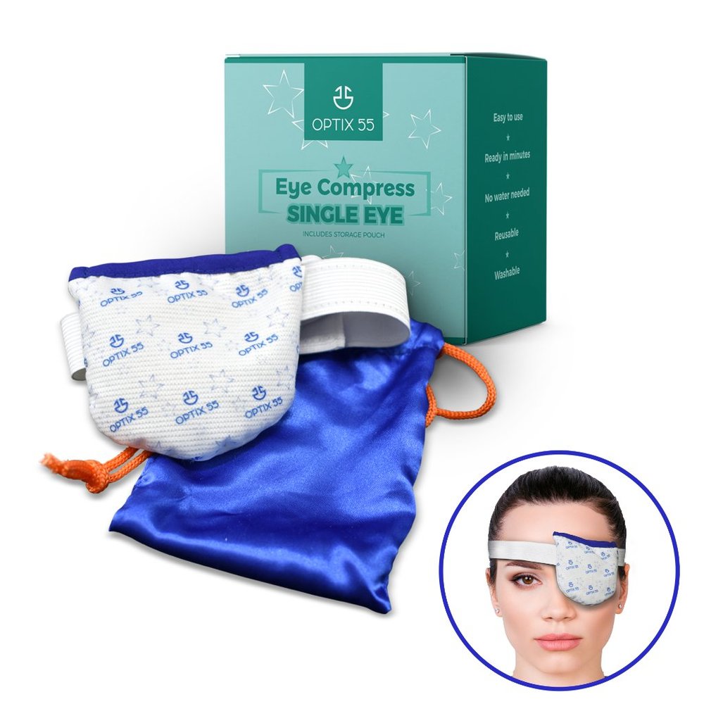 Single Moist Heat Eye Compress Pad